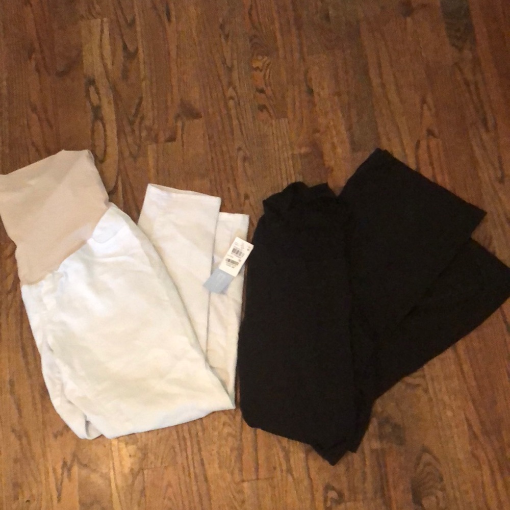 Liz maternity ankle pants and motherhood pants